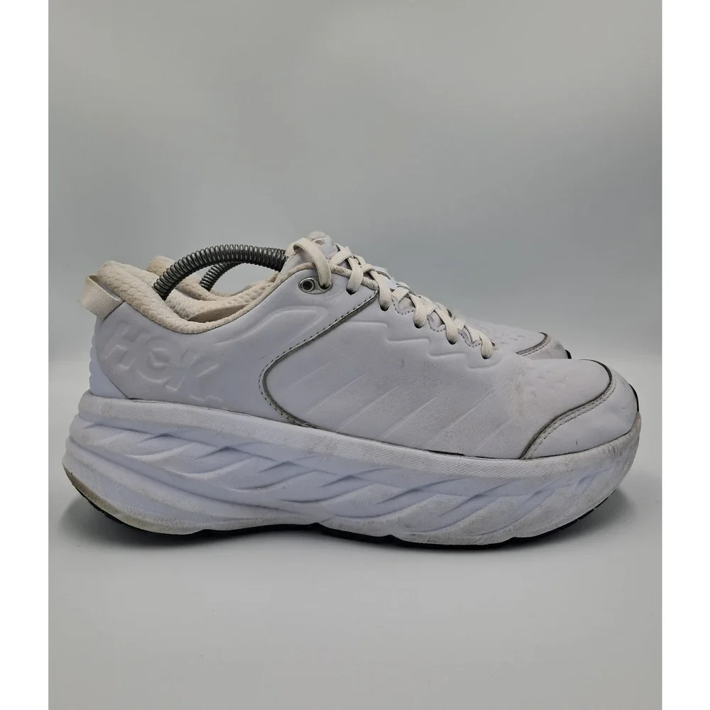 Size 10 - Hoka One One Bondi SR White (Women's) - 1110521 WHT - RETAIL $405